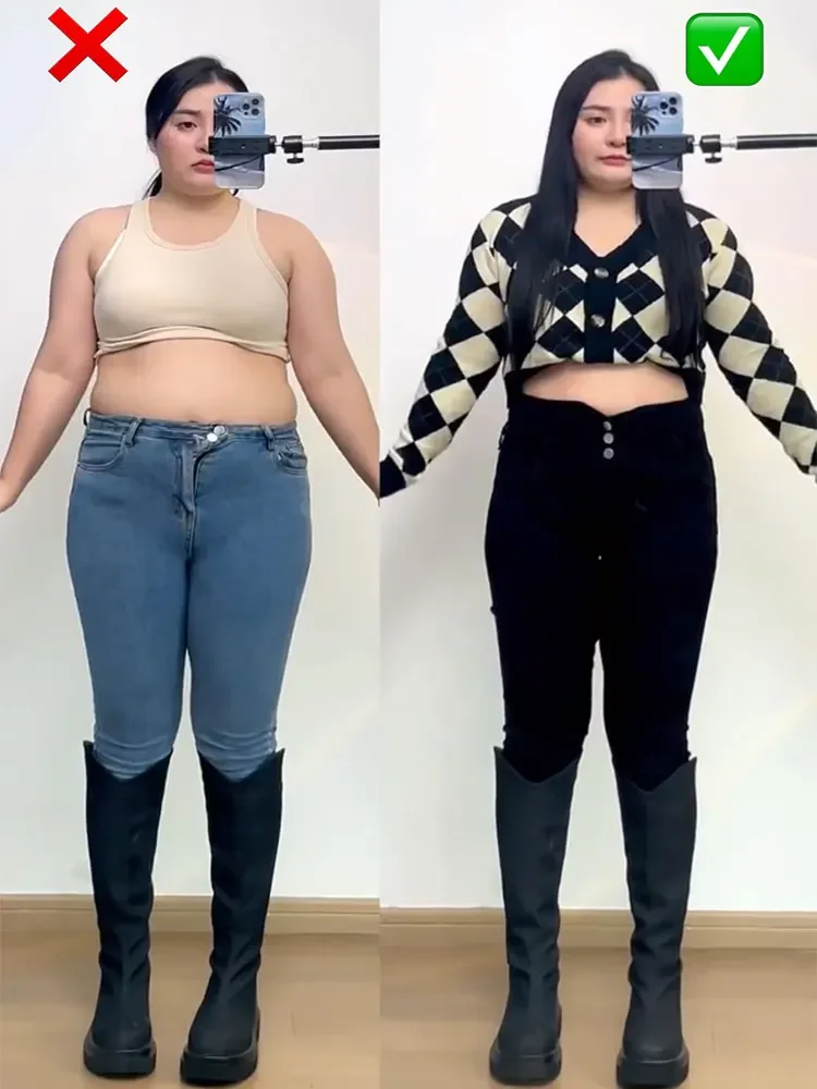 Women's Jeans Autumn Winter High Waist Skinny Jeans Pear-shaped Show Belly thighs Thin Slimming Denim Pants Skinny Jeans Woman