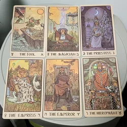 Cartas de Tarot de ojo Akashic de 12x7cm, cartas de Tarot de 78 piezas con imágenes invertidas, baraja independiente