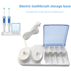 Holder Bracket for Oral B Electric Toothbrush Bathroom Toothbrush Stander Base Support Tooth Brush Heads with Charger Hole