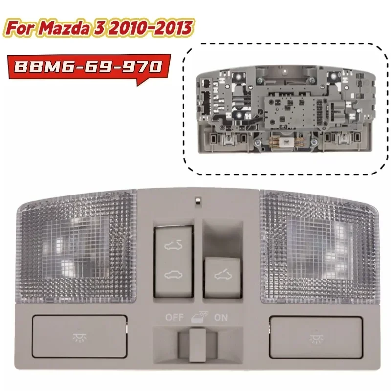 

Car Console Map Lamp Light With Sunroof Switch For Mazda 3 2010-2013 BBM6-69-970 Car Interior Roof Light Accessories