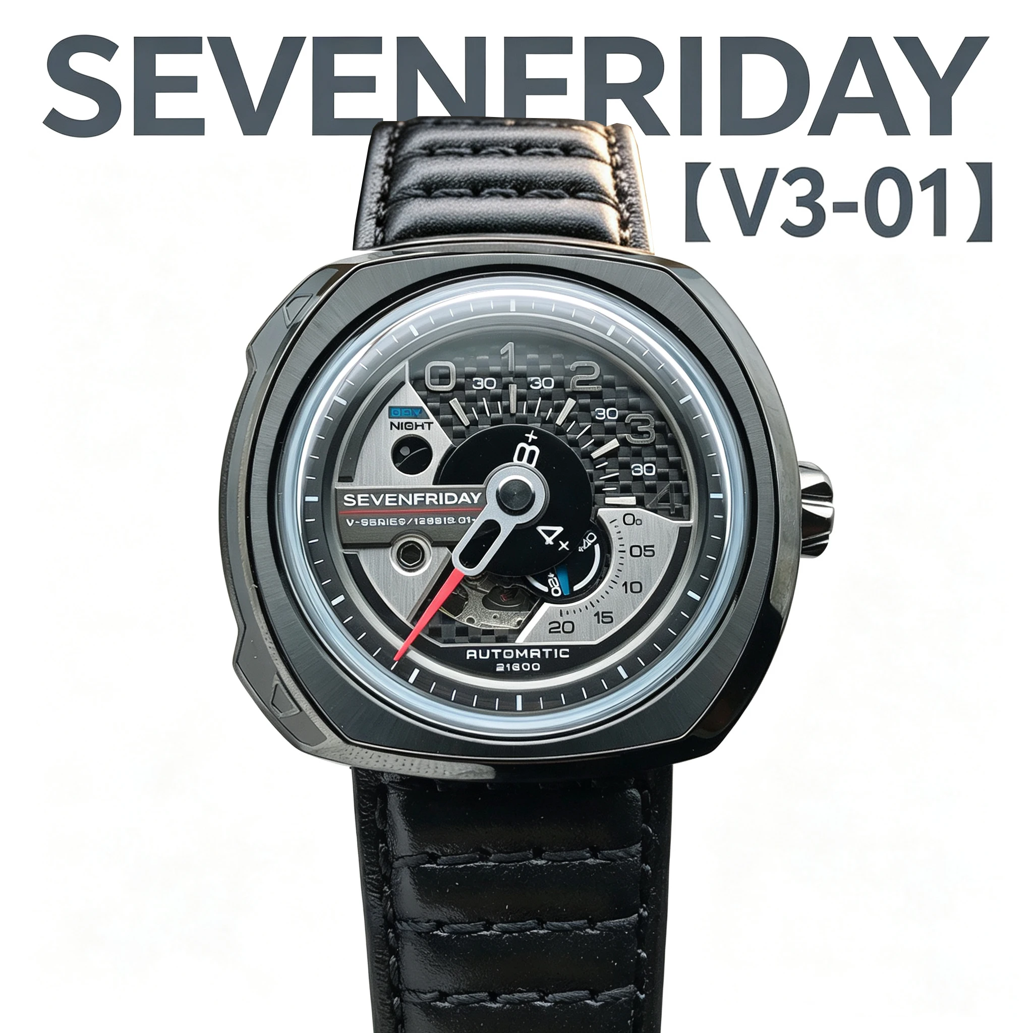 Fashion new product SEVENFRIDAY luxury brand men's watch V series watch V3/01 men and women with the same automatic mechanical m