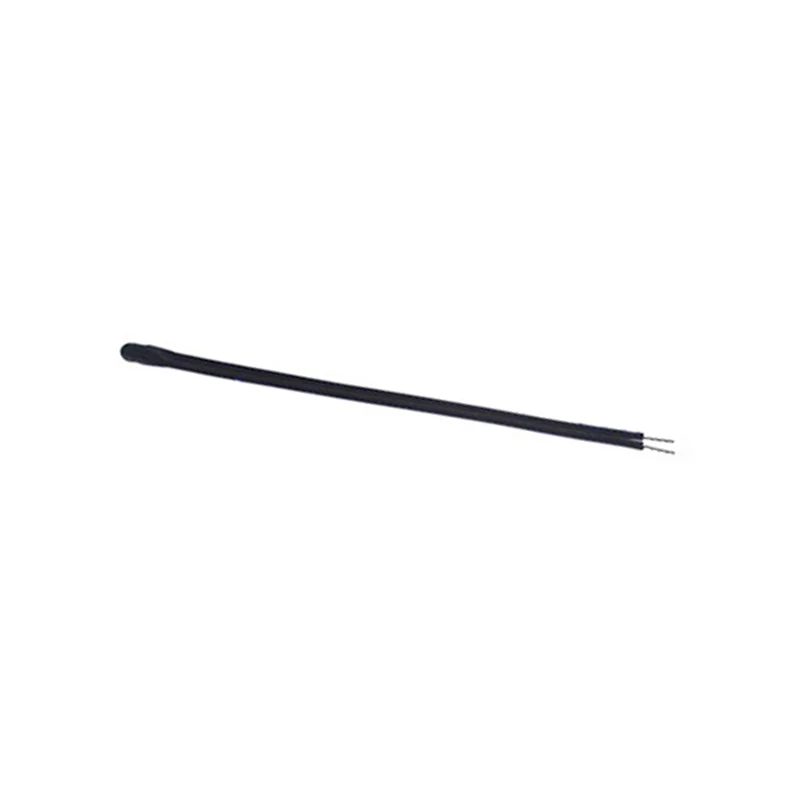 1pcs 10K 100K B3950/3435 NTC Thermistor PVC Lead Epoxy Small Black End Long=40/50/60/80mm Precision 1% Battery Protection