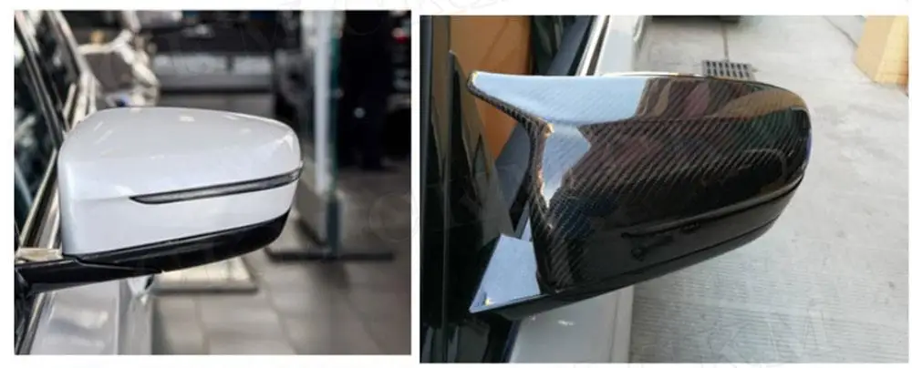 

Carbon Fiber Material Rearview Mirror Cover For BMW 3 5 6 7 8 Series G11 G12 G14 G15 G16 G20 G21 G30 G31 2020 UP Body Kits