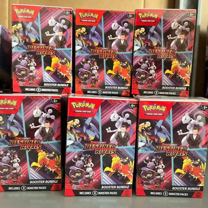 1/3BoxsPokemon TCG Destined Rivals Booster Bundle, Scarlet Violet Trading Cards, Game Collection Birthday Present