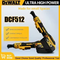 Dewalt DCF512 1/2 Inch Brushless Ratchet Right Angle Wrench LED Cordless Driver Variable Speed Power Wrench 20V Power Tools