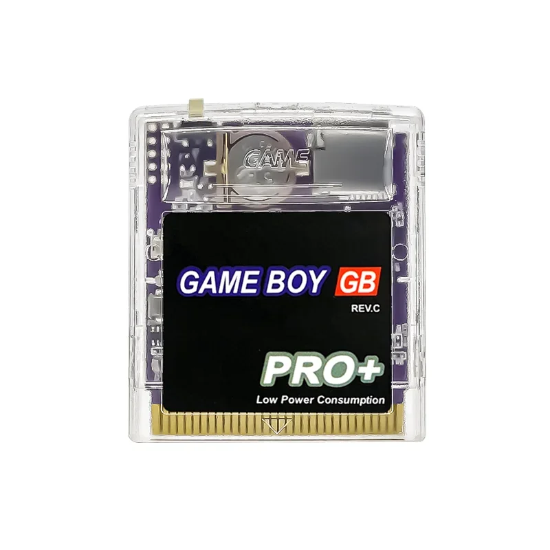 For Game Boy Color GB PRO+ GBC Console game Cartridge EDGBS PRO Version Power Saving Remix Game Card With Reset