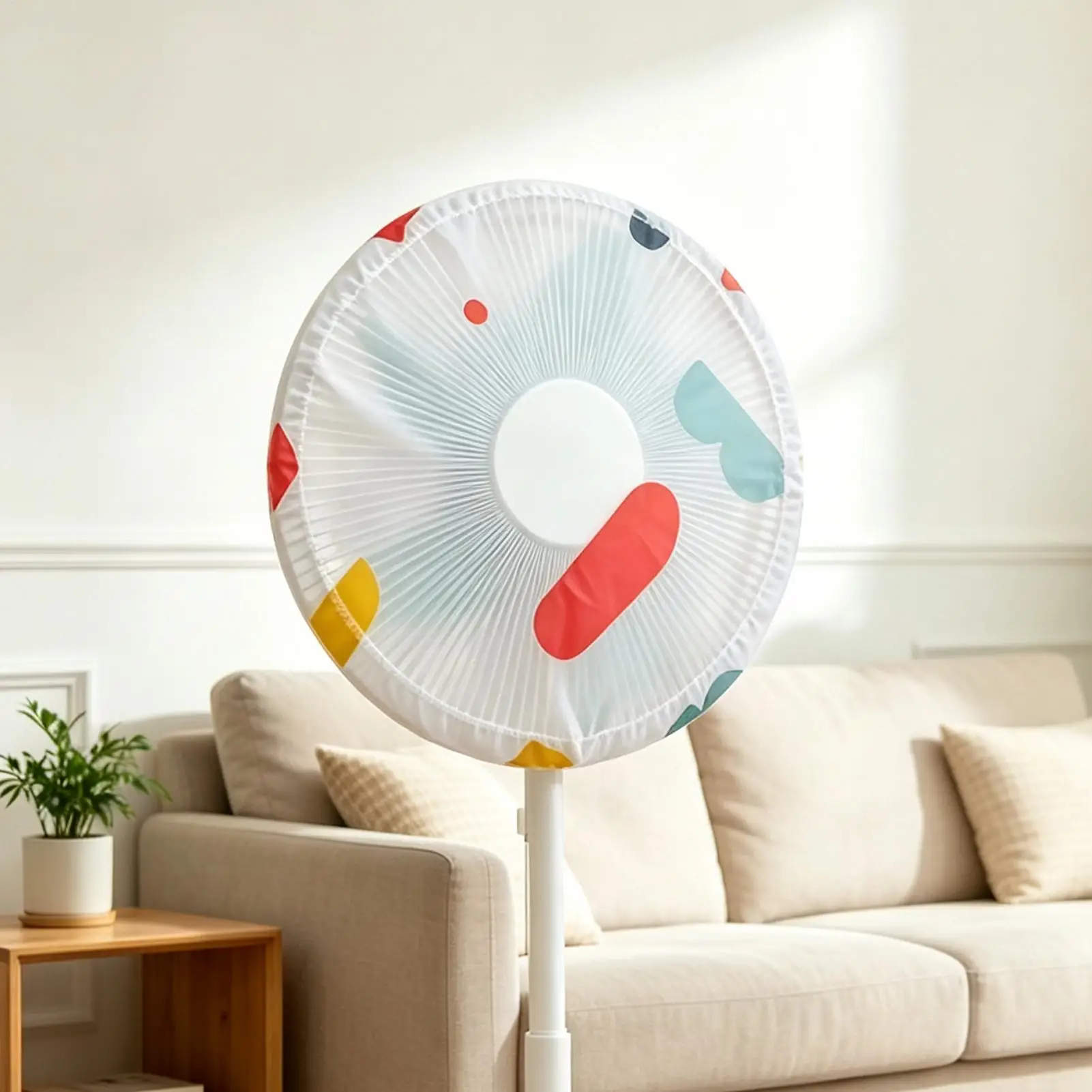 Fan Cover Electric Wind Blower Microwave Oven Sleeve Fan Dust Catcher for All Seasons Home Office Summer Winter Bedroom Living