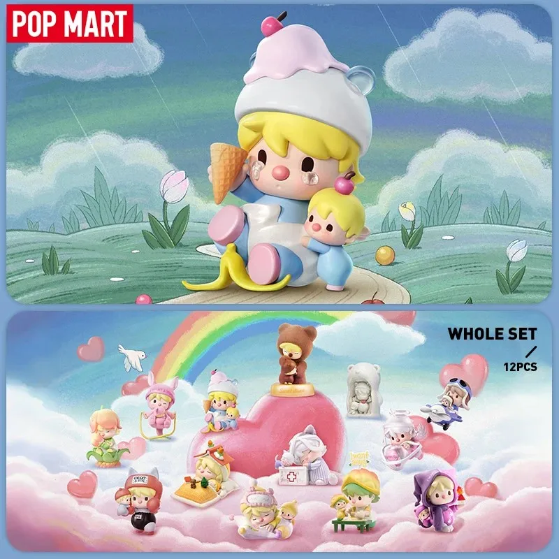 POP MART Sweet Bean I Want a Hug Series Blind Box Toys Kawaii Anime Action Figure Caixa Caja Surprise Mystery Box Dolls Girls