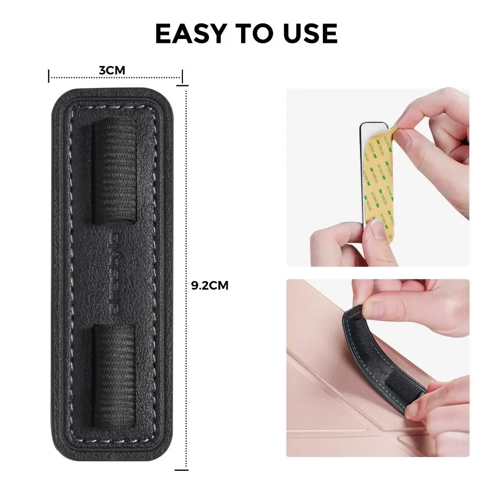 PU Stylus Pen Holder Sticker Slot Storage Anti-Lost Case Anti-lost Removable Adhesive Elastic Band for Apple Pencil 1/2 view 6