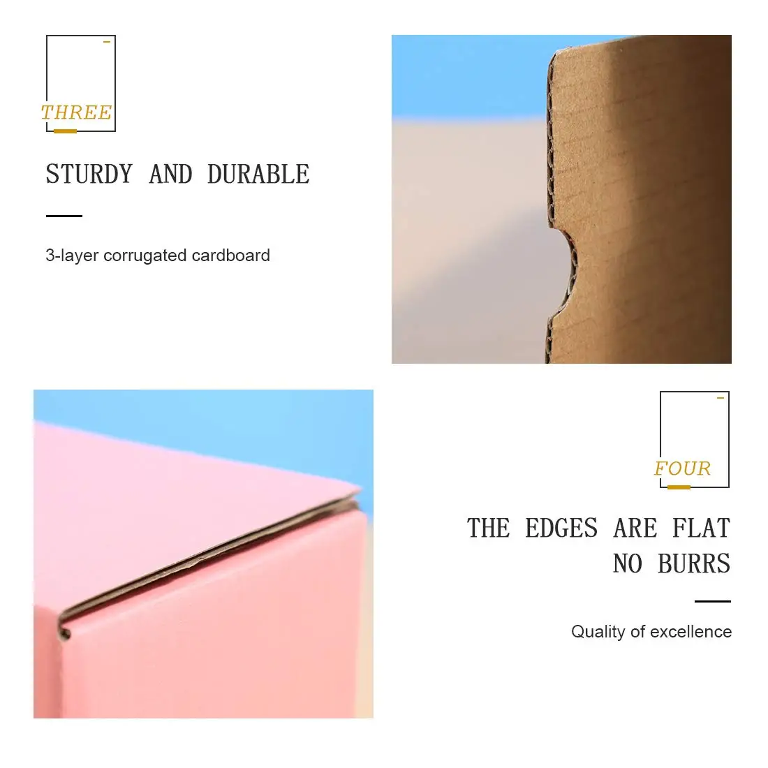 10Pcs Zipper Carton Colorful Square Folding Paper Box for Gift Mailing Business Packaging Box with Zipper Storage Carton