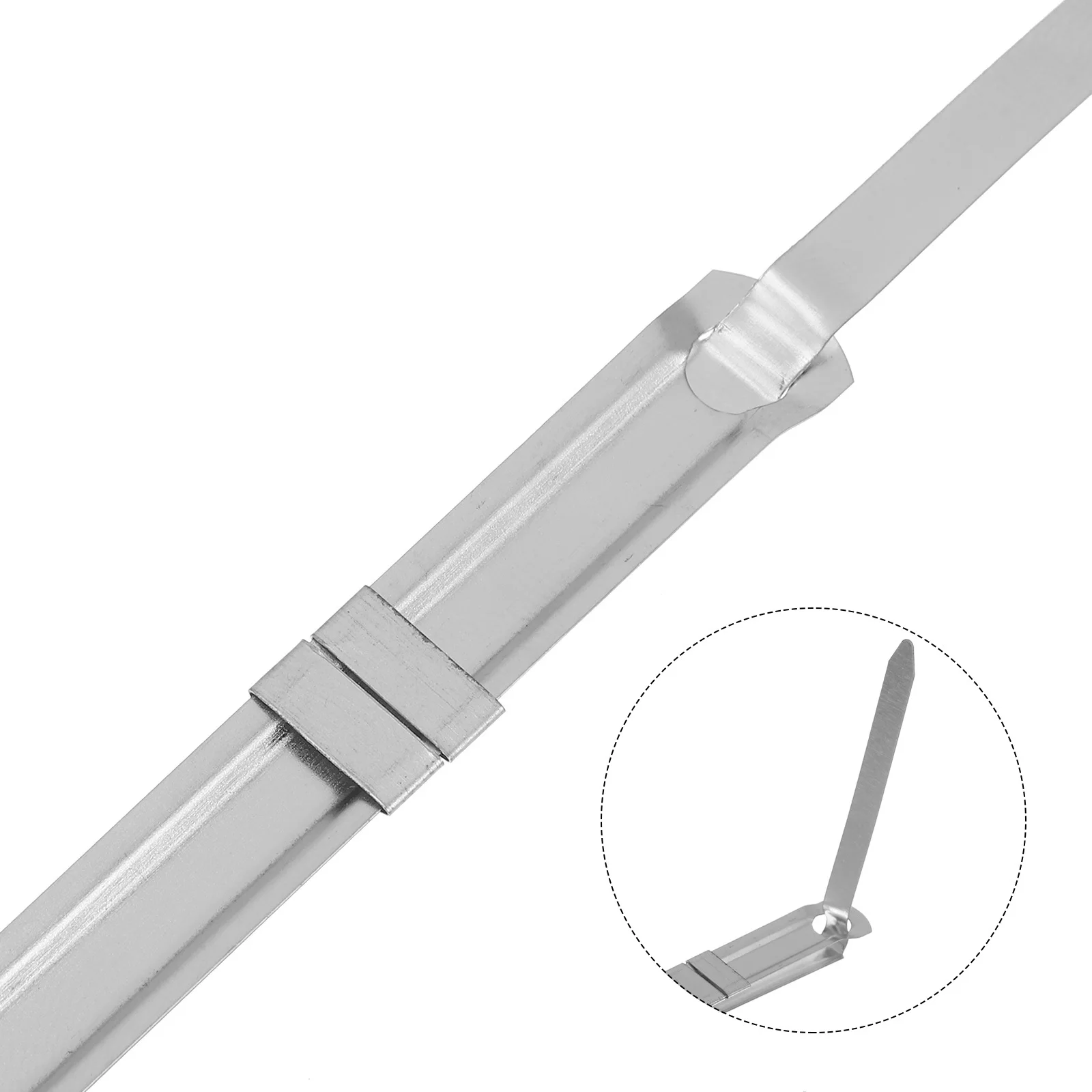 50 قطعة من مشابك العمود الفقري المعدنية القوية للمكتب والمدرسة منظم المستندات تصميم أنيق ملحقات مجلد الملفات #5