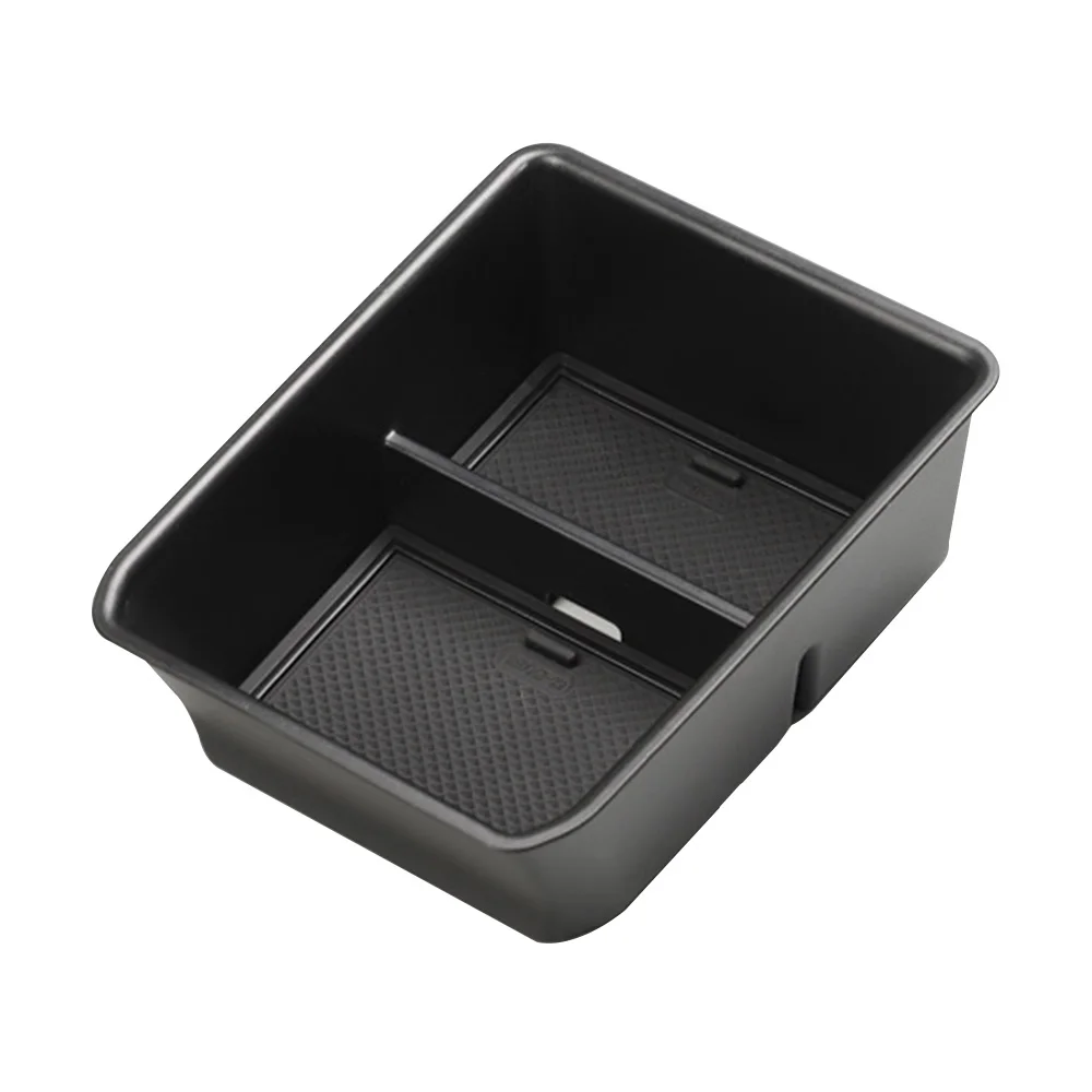 Car Armrest Box Storage Tray Box Holder For Audi Q4 E-Tron Etron 2021-2025 Console Plate Container Organizer Interior Accessory