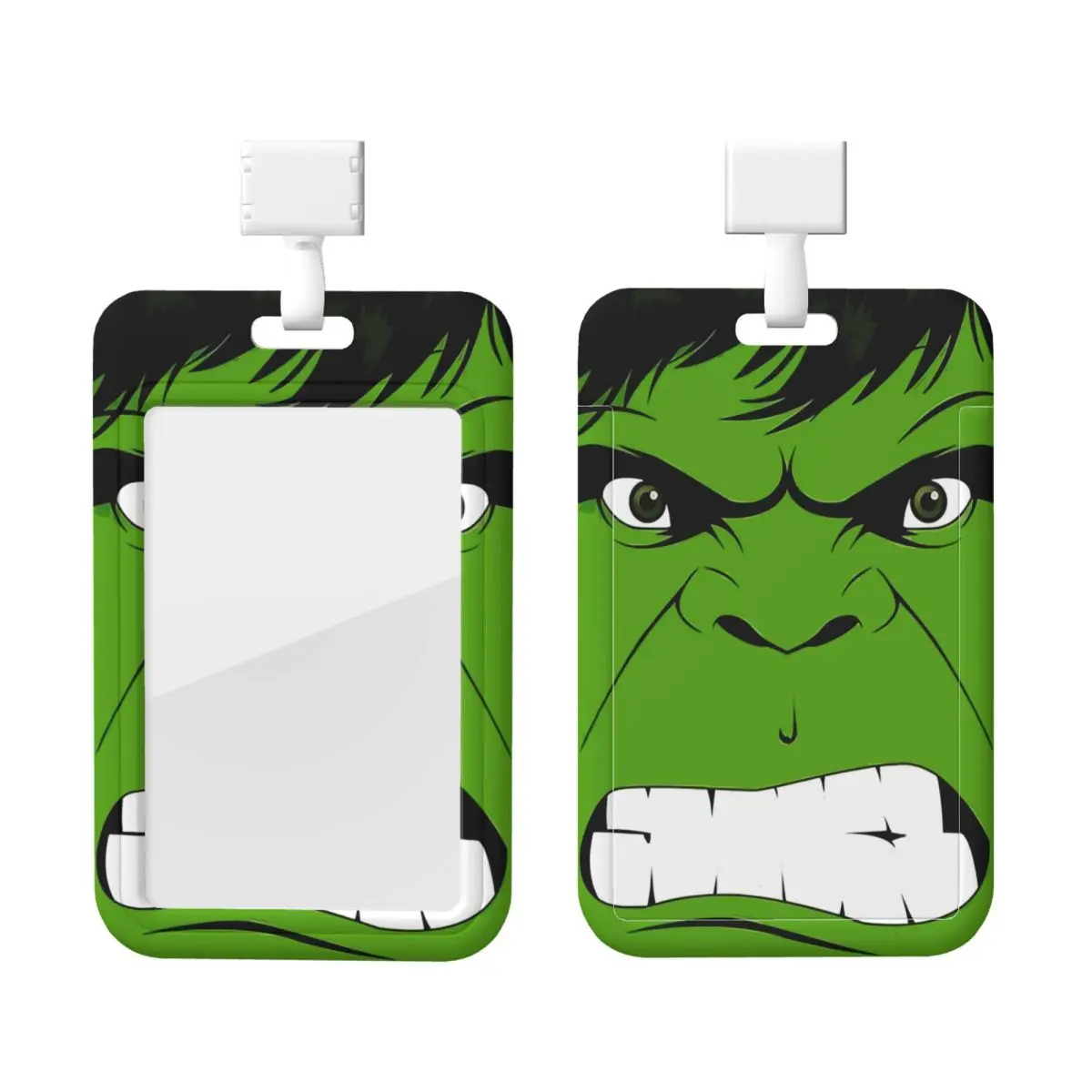 

Custom Neck Lanyard Card Holder Hulk Art Card Badge Holder For Subway Bus Bank Card Lanyard Credential Badge Holder Factories