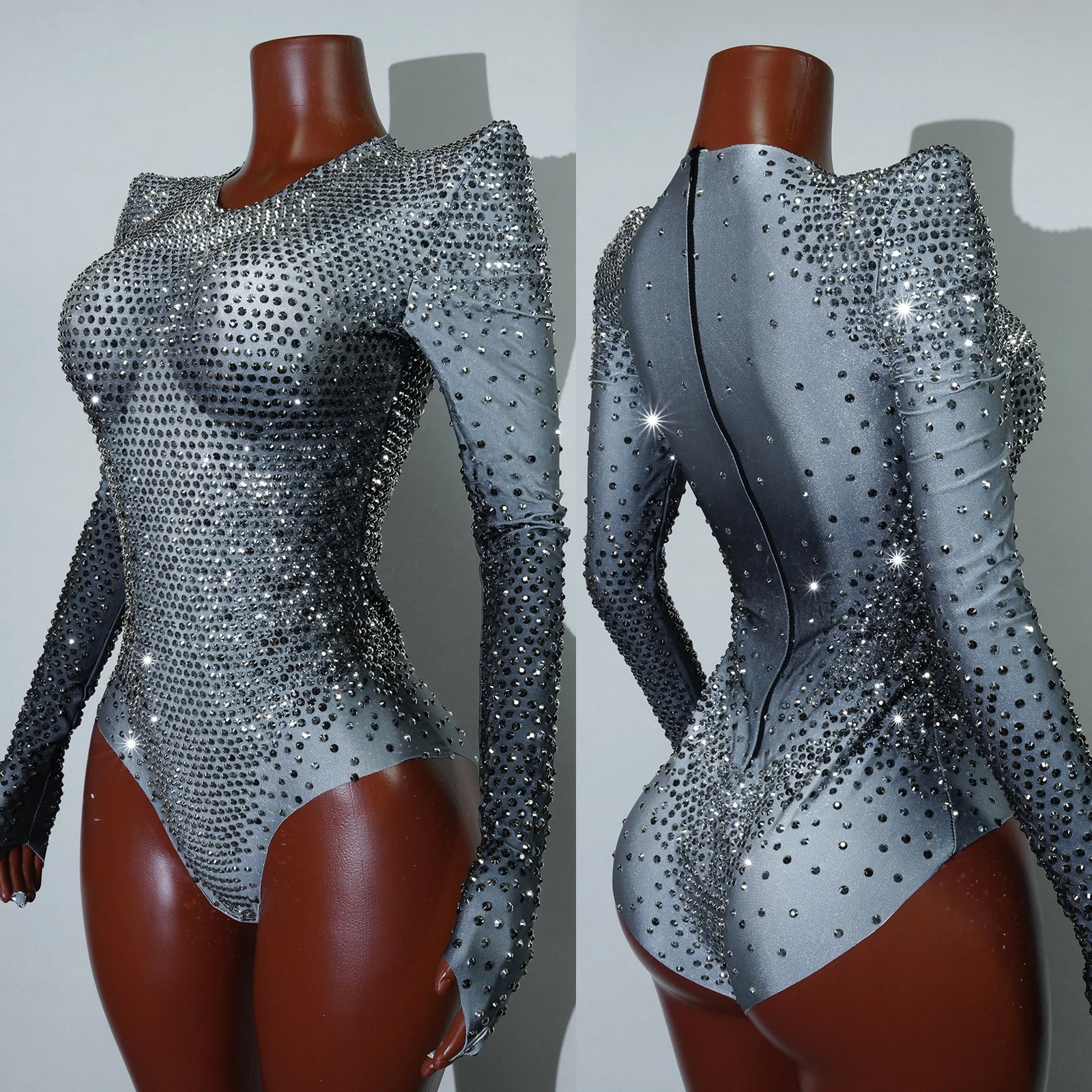 مثير الراين ارتداءها النساء حفلة موسيقية الرقص المغني زي مساء عيد ميلاد تظهر ملهى ليلي سحب الملكة الزي مرحلة الأداء