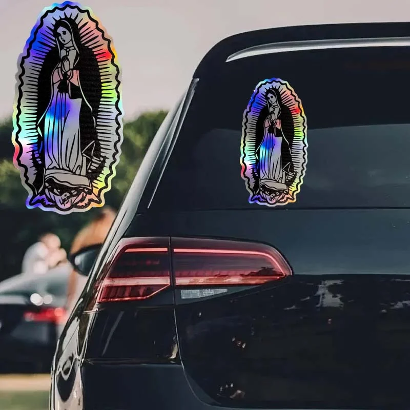 Virgin Mary Immaculate Conception Sticker Catholic Faith Vinyl Decal Waterproof Car Tablet Cup Decor