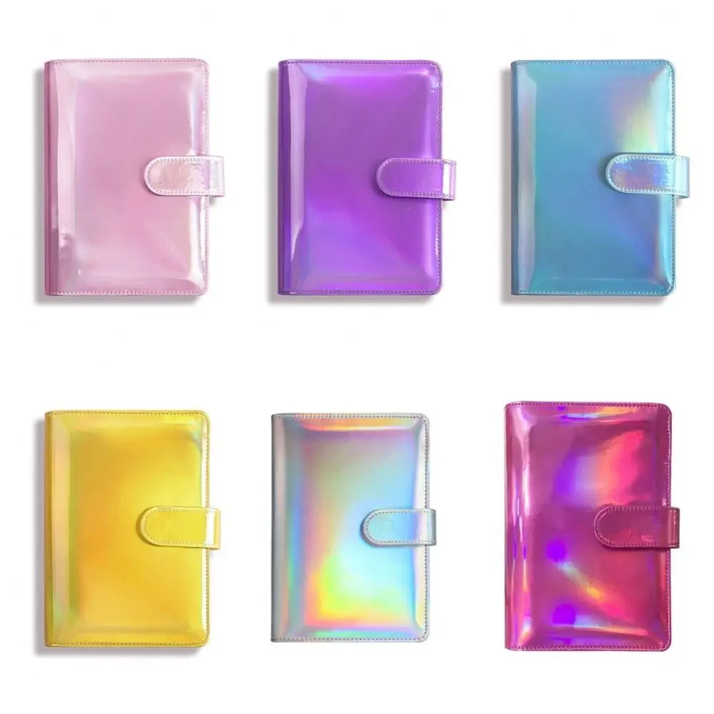 Busta colorata Quaderno sfida Raccoglitore per risparmiare denaro in pelle PU a fogli mobili Buste per contanti Budget per risparmiare denaro Organizzatore