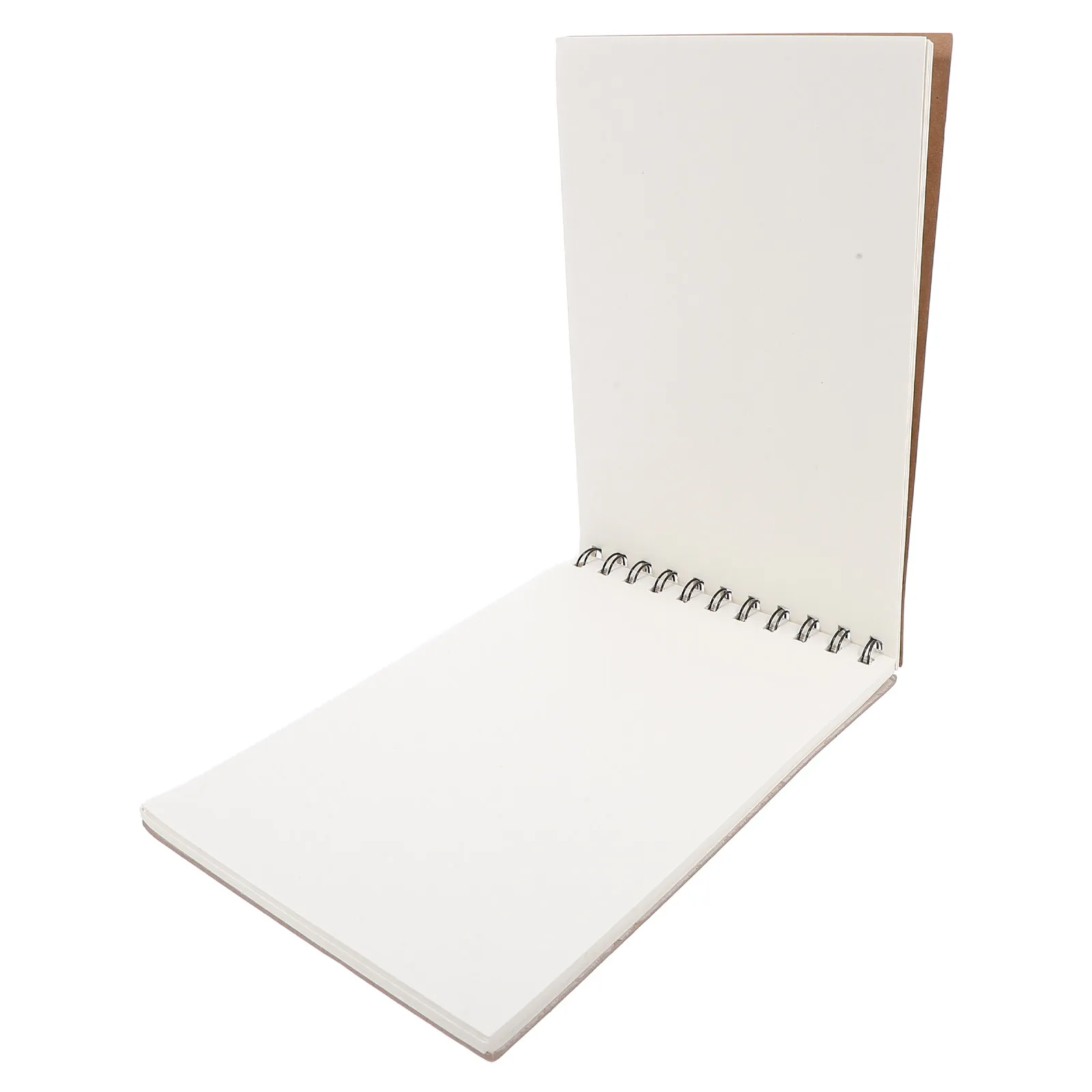 8K 16K Dual Pack A5 Spiral Bound Sketchbook Set Kraft Paper Drawing Pad Portable Unlined Journal for Students Artists Travel