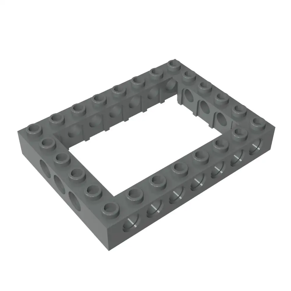 Gobricks 1 Pcs MOC Brick 6 x 8 with Open Center 4 x 6 Compatible With 32532 40345 1680 Model Parts Building Blocks Kids Toy Gift