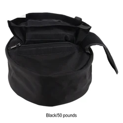 Black Fitness Sandbag For Strength Training Made With Nylon Breathable And Tear-resistant Wide