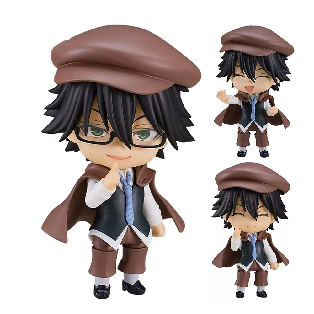 

Anime 2348# BSD Figures Edogawa Ranpo cute Clay Man Movable Standing pose Action Figure Desktop Decoration Collection Doll Gift