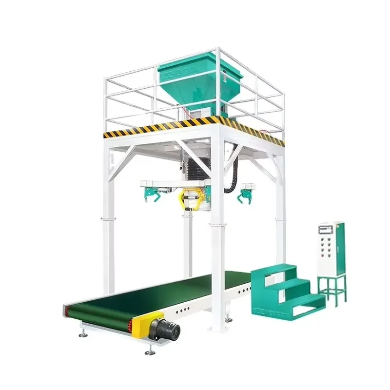2026 CE Semi Automatic 500kg 1T 2T Grain Cashew Nuts Plastic Granules Pallet Big Bulk Bag Jumbo Bagging Packing