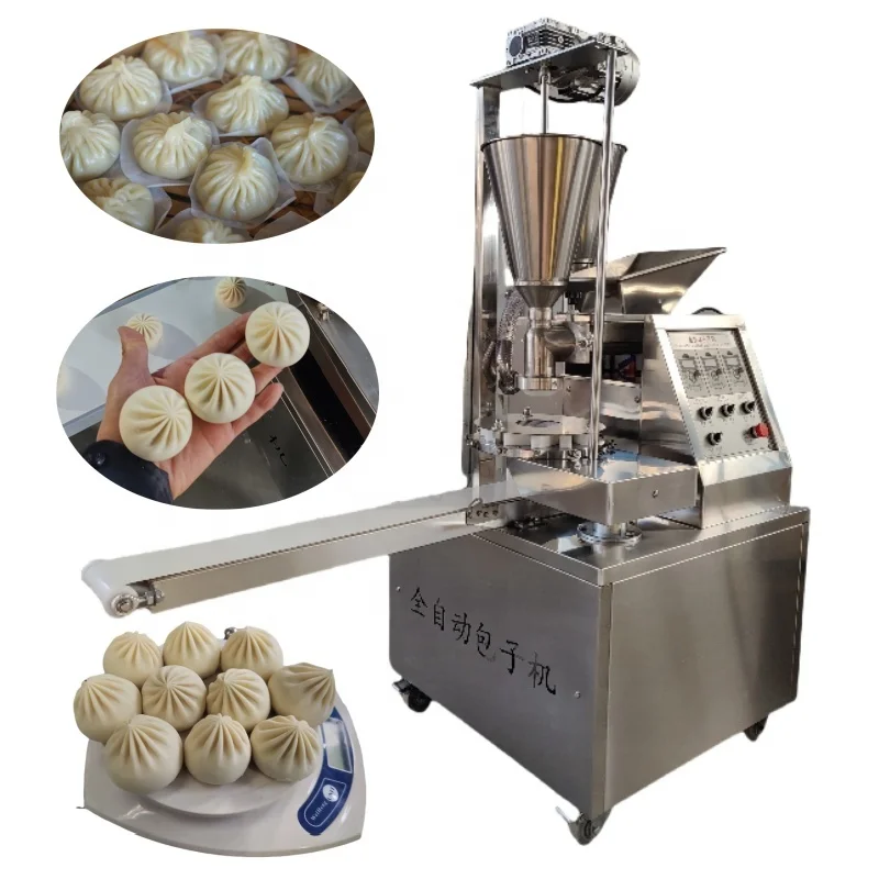 

Automatic Stainless Steel Soup Dumpling Momo and Steamed Bun Stuffed Making Machine for Home and Hotel Use Engine Core Component