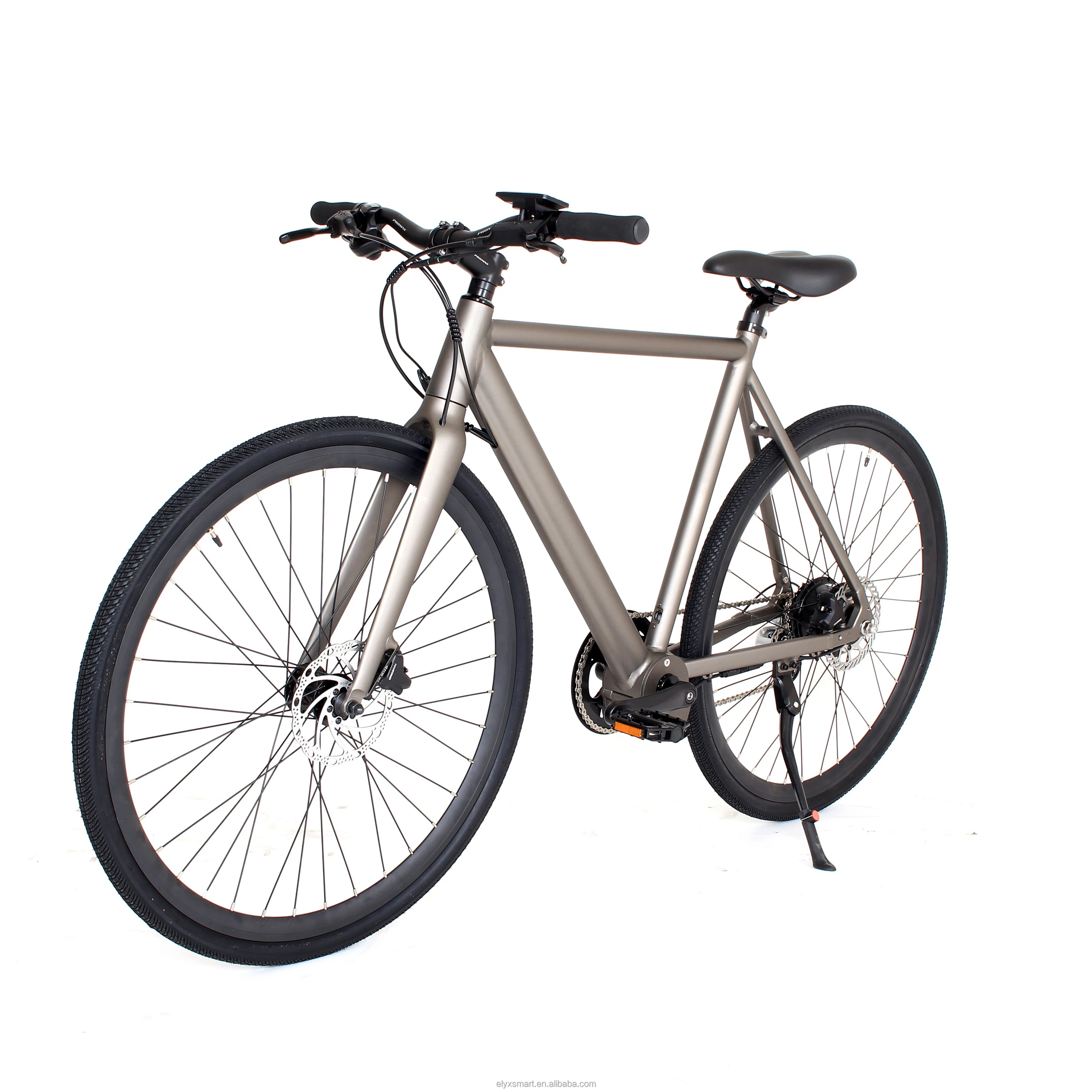 

ATV&UTVFactory Direct Wholesale Electric Hybrid Bike 250W 350W City Road Bike 8 Speeds Pedal Assist 700C Electric Bike for Adult