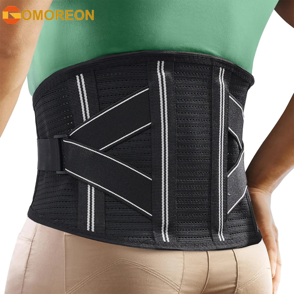 1PCS Back Brace for Lower Back Pain - Immediate Relief from Sciatica, Herniated Disc, Scoliosis - Breathable For Men & Women