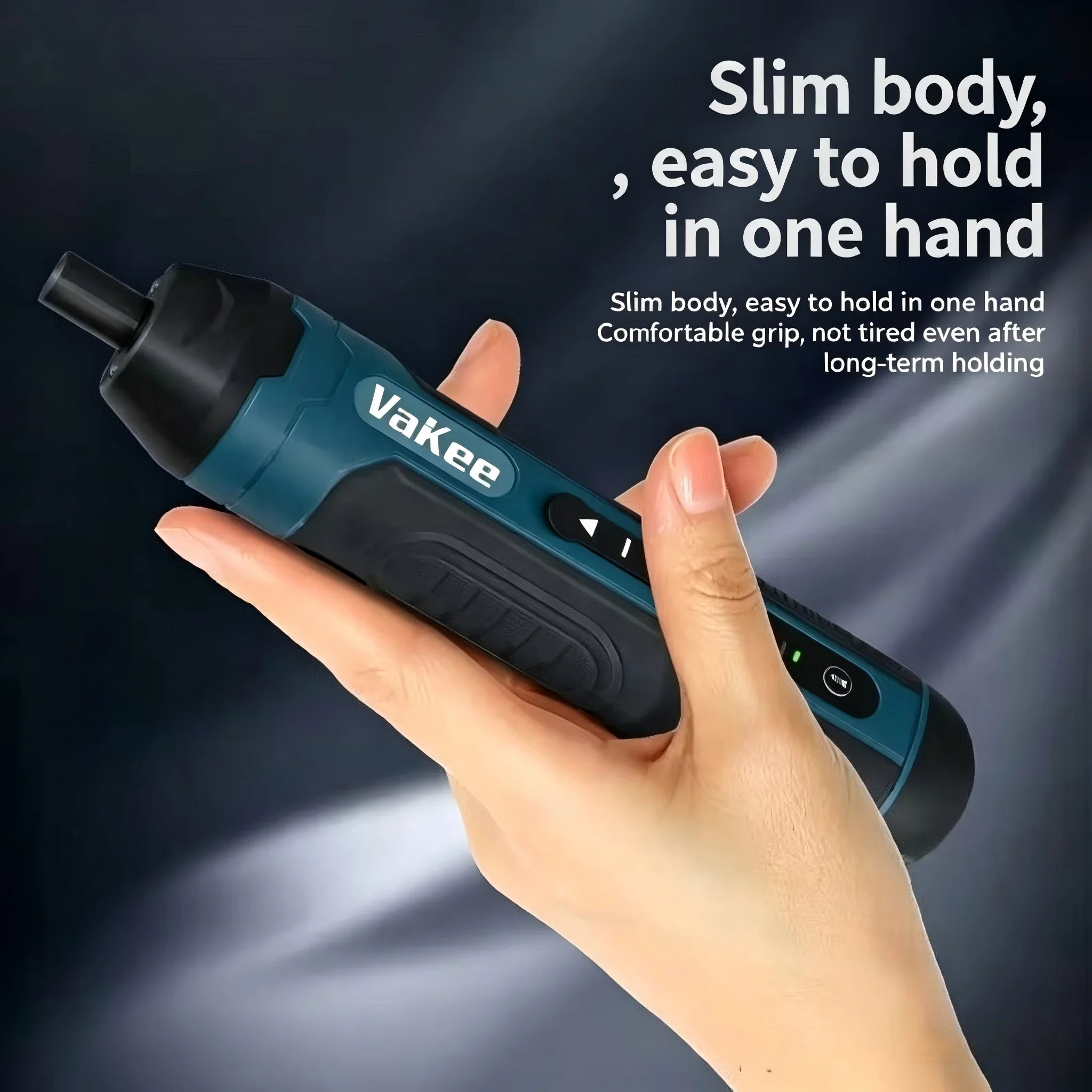 

Cordless Electric Screwdriver | 3.6V 5N.m Torque | 1/4" Chuck | 1300mAh Li - ion Battery