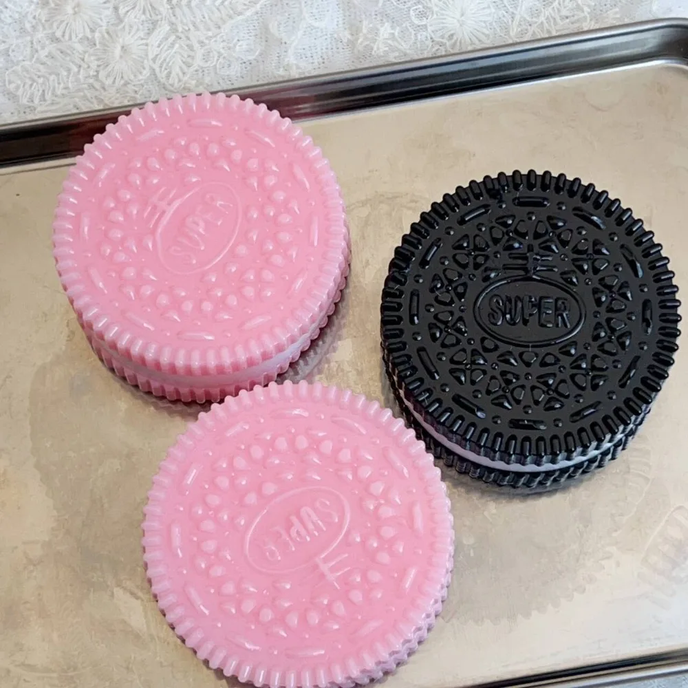 Squishy Handmade Silicone Cookies Fidget Toy Slow Rebound Stress Relief Pinch Decompression Squeeze Toy for Kids Holiday Gifts