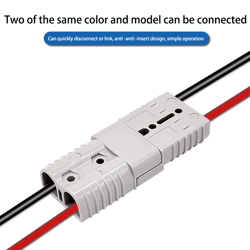 2 pièces pour Anderson 50A 120A 175A 350A 600V prise câble Terminal batterie connecteur d'alimentation Kit prise rapide connecteur de charge de batterie