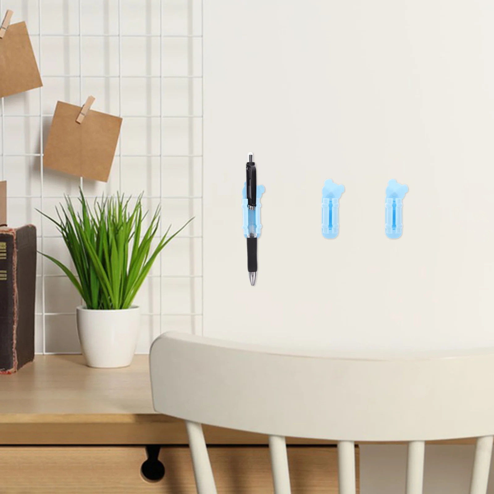 

10Pcs Adhesive Silicone Koala Pen Holder Clips Pencil Organizer for Desk Office Classroom Marker Holder Makeup Brush Storage