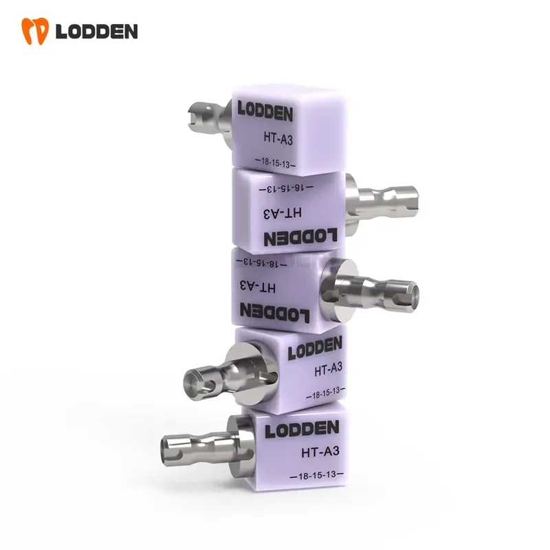 LODDEN 5pcs/box color 16 CAD CAM ceramic block 18 * 15 * 13mm back crown inlay lithium silicate block 1