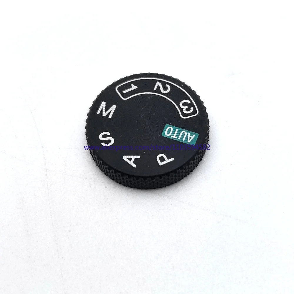1Pcs New Silver + Black Top Cover Mode Dial Shooting Function Turntable Wheel for Sony A7C2 A7CII Replacement Repair Spare Part view 2