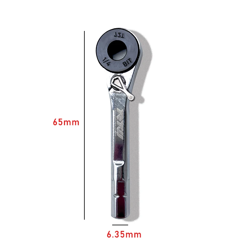 1/4”Ratchet Wrench 1/4” 6.35mm Handle Quick Socket Ratchet Wrench Screwdriver Hex Torque Wrenches EDC Tool Wrench Screwdriver