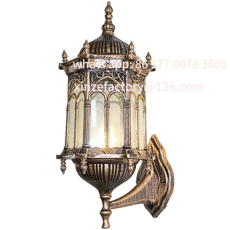 

Customizable American waterproof retro outdoor wall lamp outdoor garden doorbalcony corridor villa country wall