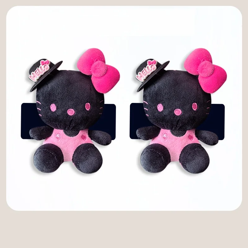 الكرتون مرحبا كيتي سقف السيارة مسند الذراع يغطي لينة سانريو kawaii سقف السيارة غطاء مقبض السيارات الداخلية اكسسوارات السيارات الداخلية هدية #6