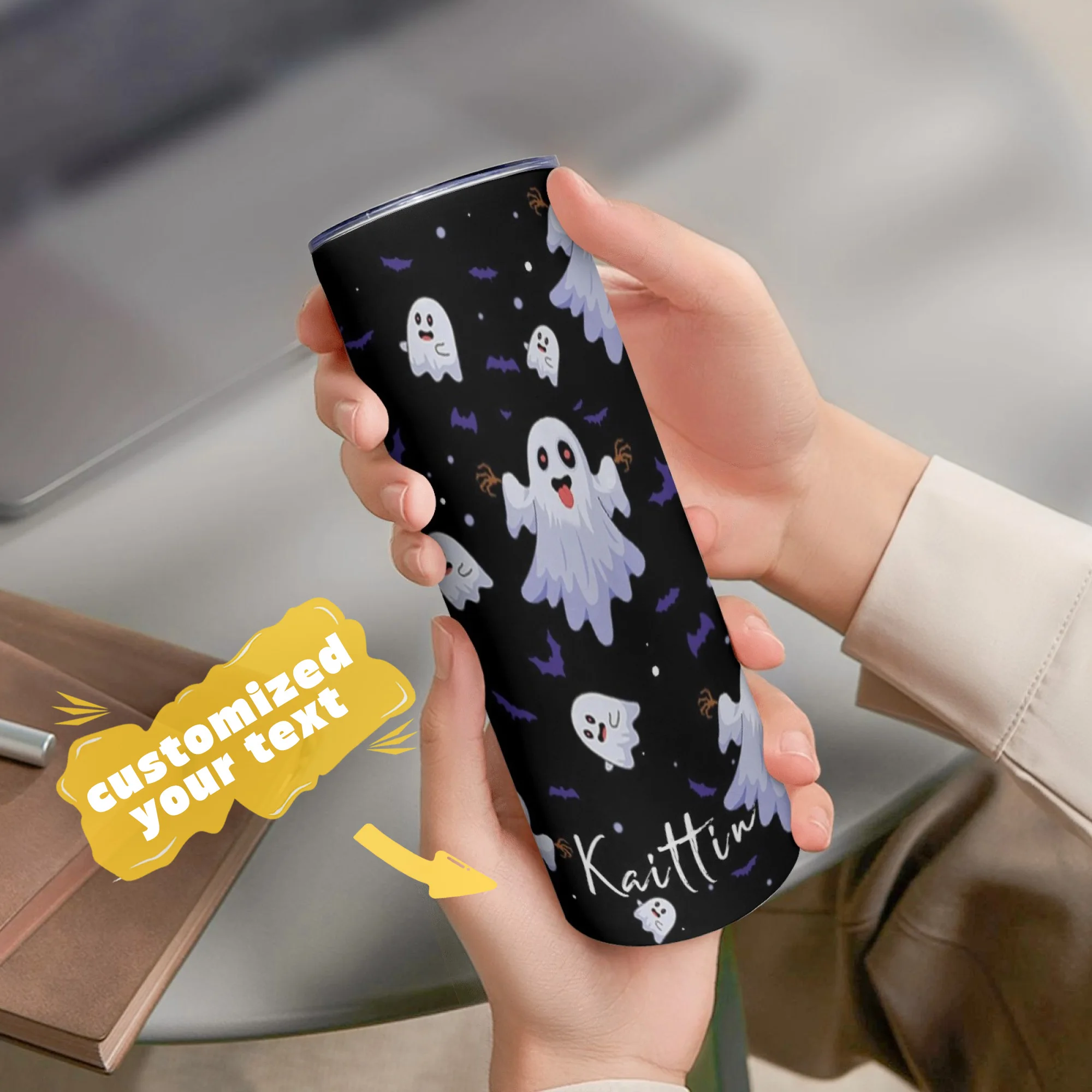 

Custom 20oz Skinny Tumbler with Straw Using Photo Name Custom Tumbler Personalized Cup Custom Tumbler Travel Mug