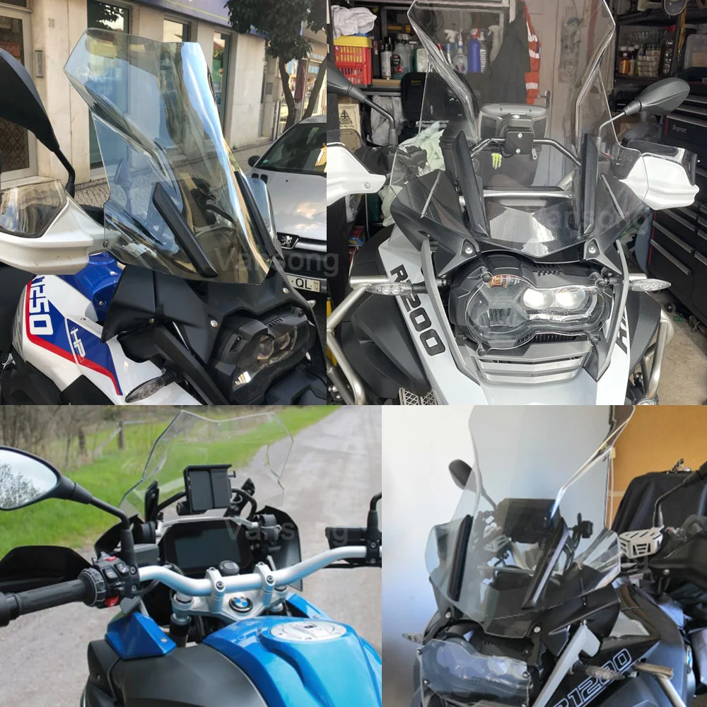 R1200 R1250 GS GSA Reinforcement Windshield Bracket For BMW R1200GS R1250GS ADV Adventure Windscreen Support Adjustable Holder