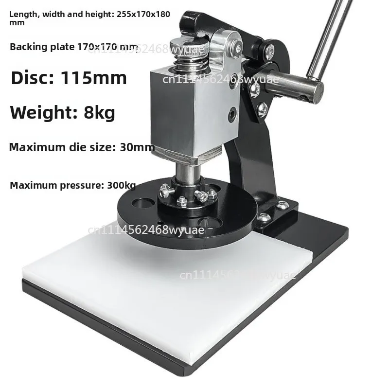 Manual die-cutting machine, knife die, stamping , small handmade leather fabric sample special cutting and punching machine
