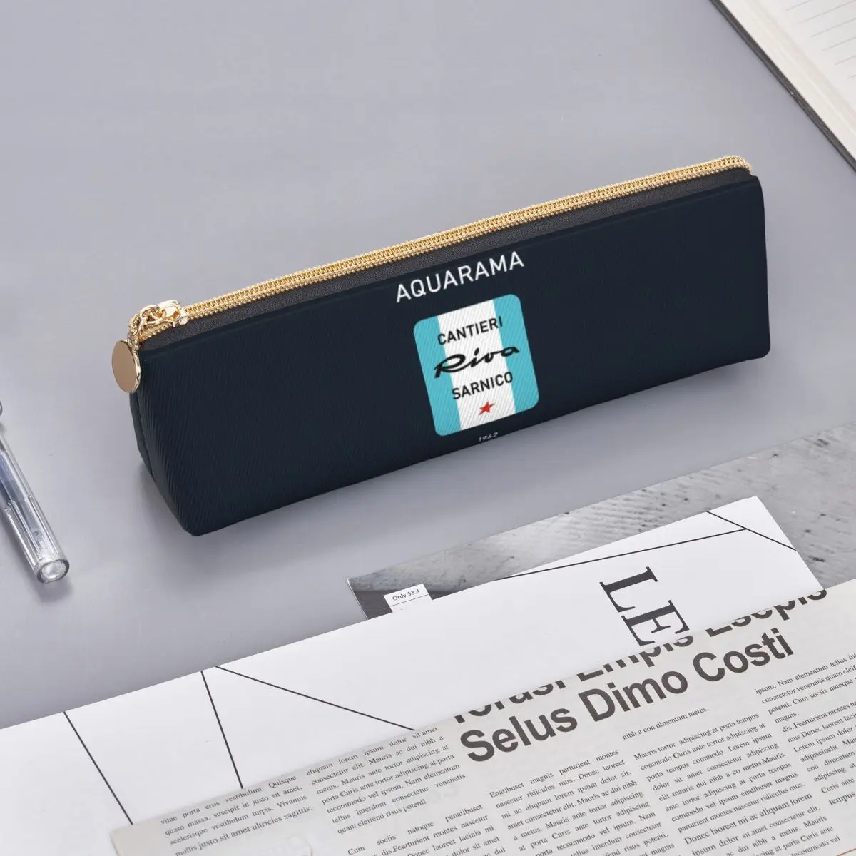 Shipyard Riva Aquarama Marine Yachting Riviera Sarnico Motorboat Monaco Federmäppchen Federmäppchen Stiftbox Bleistiftbeutel