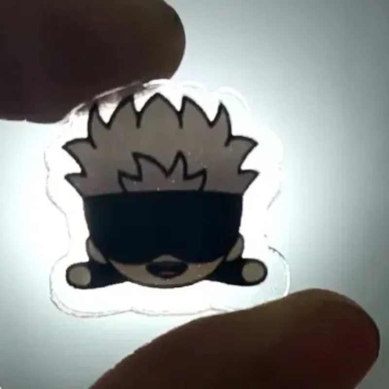 60pcs Random Style Anime Jujutsu Kaisen Gojo Satoru kawaii Figure Mini Acrylic Model Cute Desk Decor Prop Gift