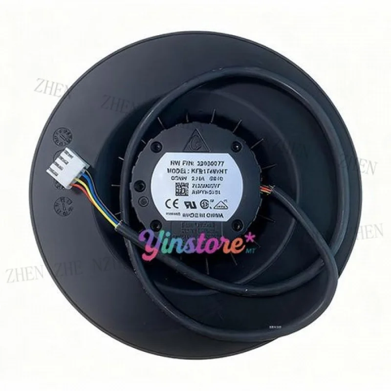 

Y 1 Pc. New FOR KFB1748VHT Turbo Round Cooling Fan 17569 DC48V 1.36A 17.5CM 4Pin