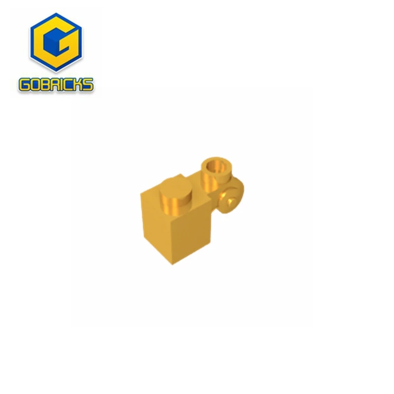 Gobricks GDS-M150 Brick, Modified 1 x 1 with Scroll with Hollow Stud compatible with lego 20310 Technical Building Blocks