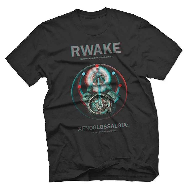 Xenoglossalgia  Rwake Rest Rock Band Graphic Tee 100% Cotton Round Neck Casual Unisex T-shirt Summer Top