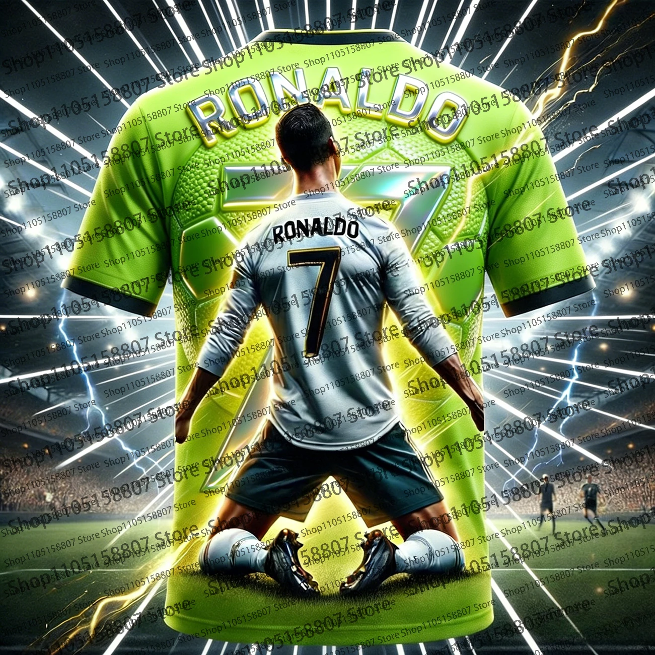 The 2026 Summer New 3D Sports Quick-drying T-shirt Is A Multi-element Style Fan's Daily Match and Training Jersey for New Ronald