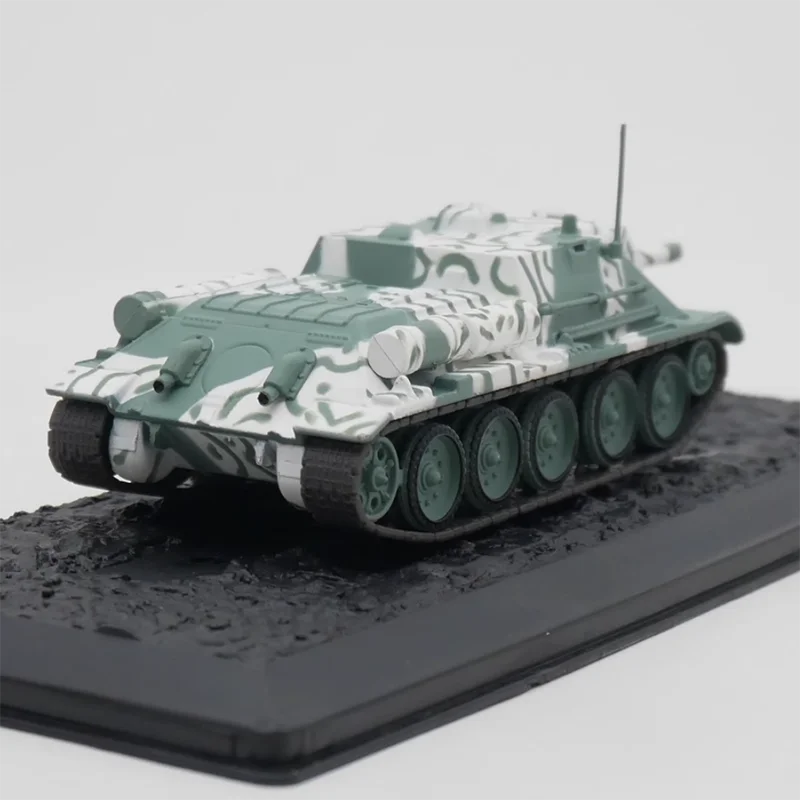 合金タンクモデルコレクション,ダイキャスト1:72スケール,Su-122, 1944,完成,装飾ギフト,おもちゃディスプレイ