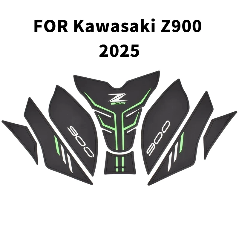 

2025 Z900 Z 900, ручки для топливного бака, накладка на топливный бак для KAWASAKI Z900, аксессуары для мотоциклов, наколенники, наклейки, нескользящее топливо, масло