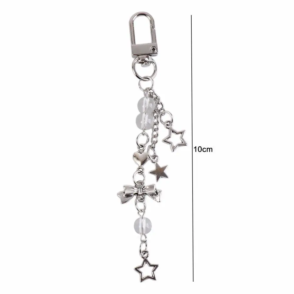 Schöne Perle Perle Perle Telefon Charm Strap Stern Süße Handykette Mode Kurze Schleife Perlen Handy Strap Schmuck