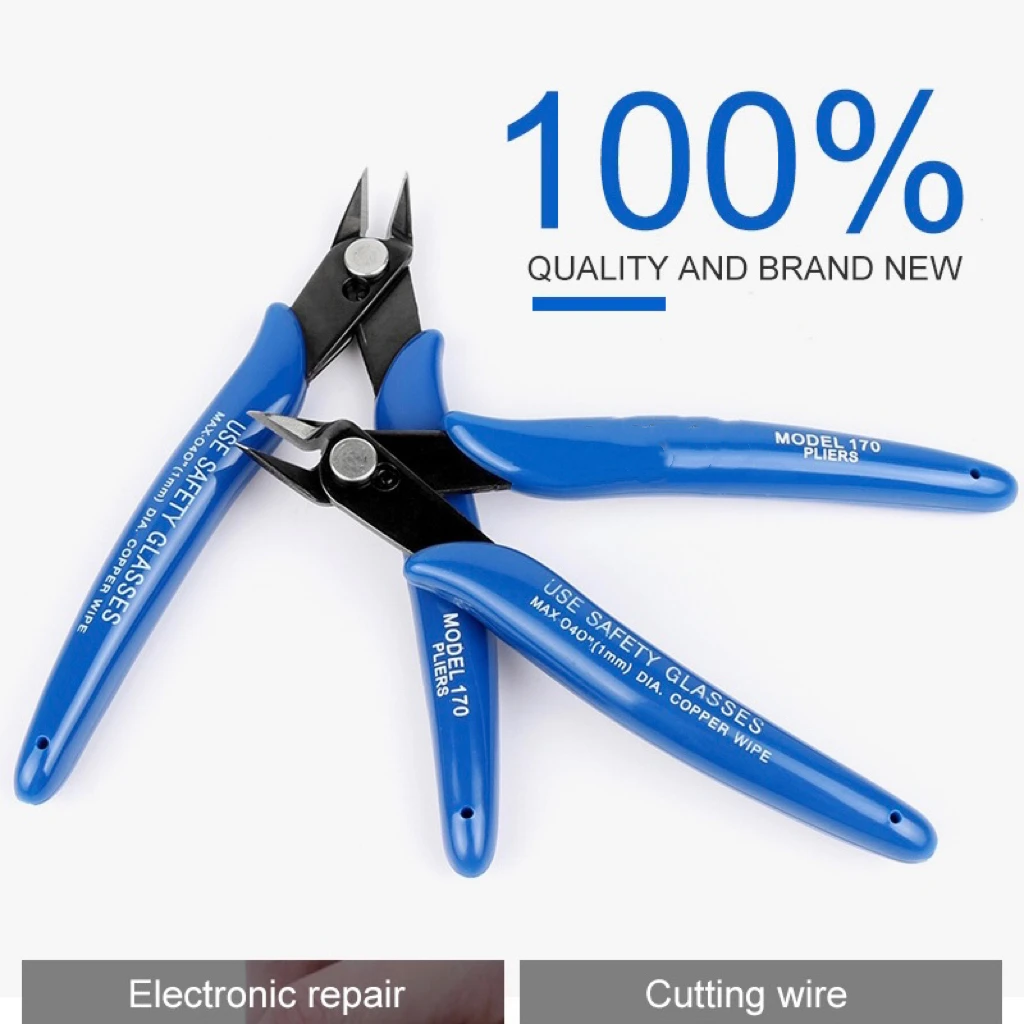 Diagonal Pliers Carbon Steel Pliers Electrical Wire Cable Cutters Cutting Side Snips Flush Pliers Nipper Hand Tools